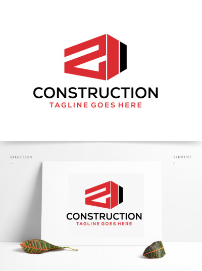 字母建筑建筑建筑Logo设计模版元素创造力房子