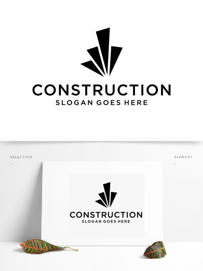 建筑Logo设计模板元素营销金融公司