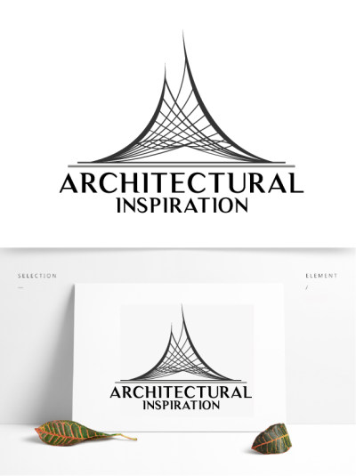 线条矢量建筑地产标志logo