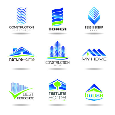 房地产图标房屋建筑LOGO标志