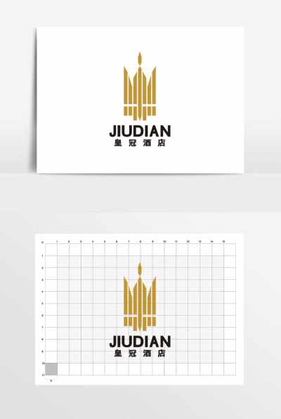 皇冠酒店房地产建筑LOGO标志