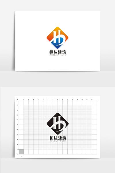 创意建筑公司标志logo设计