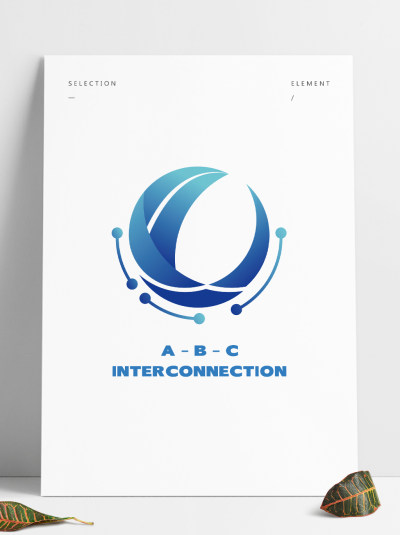 互联网公司logo蓝色互联网