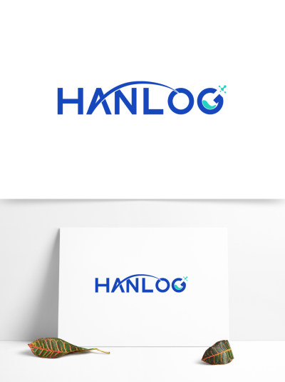 蓝色生物logo医疗科技