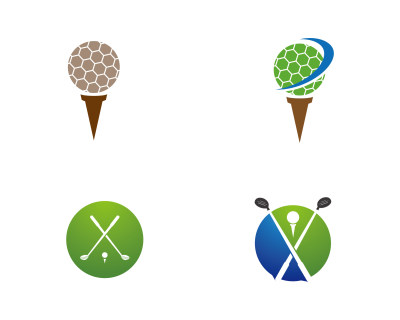 体育运动项目高尔夫logo标志设计