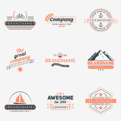 航海骑行爬山户外运动logo标志设计