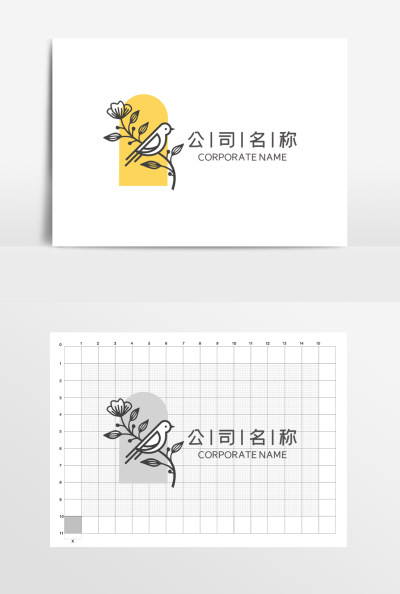 花店家纺公司LOGO标志婚庆婚礼