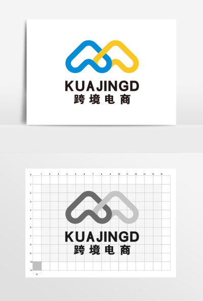 跨境电商网购平台合作百货LOGO标志