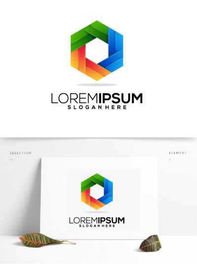 六边形科技IT行业logo设计