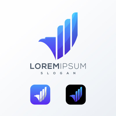 蓝色科技IT行业logo设计