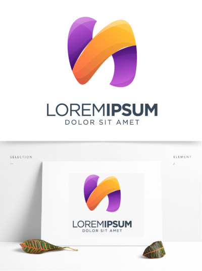 字母N科技IT行业logo设计