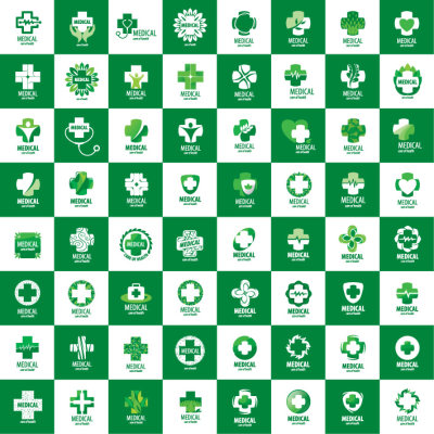 医疗卫生美容院LOGO元素