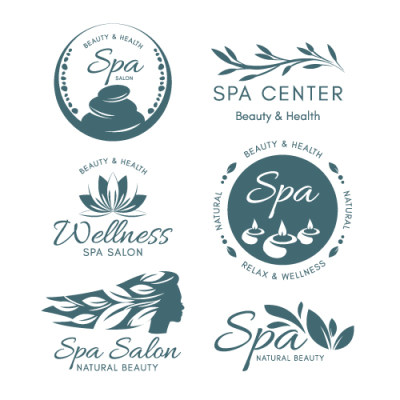 SPA养生美容LOGO元素