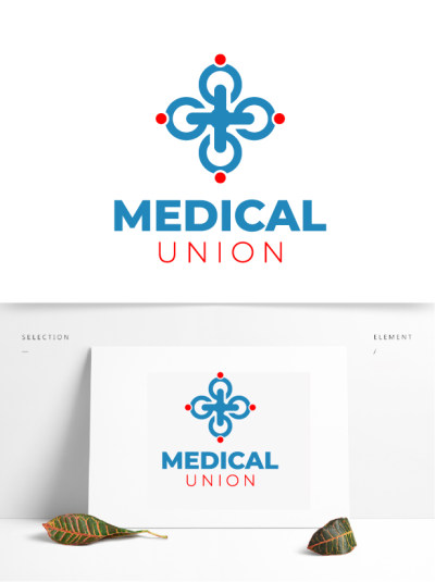 医疗卫生美容院LOGO元素标志设计