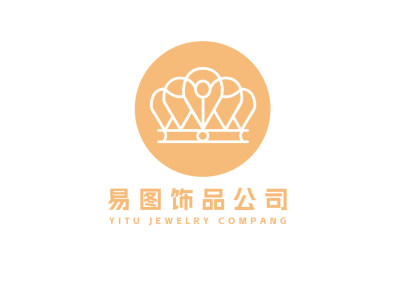 大气简洁饰品logo设计