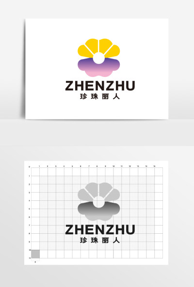 珍珠饰品美容护肤LOGO标志