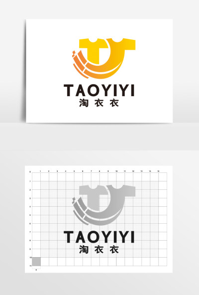 服装电商网购衣服LOGO标志