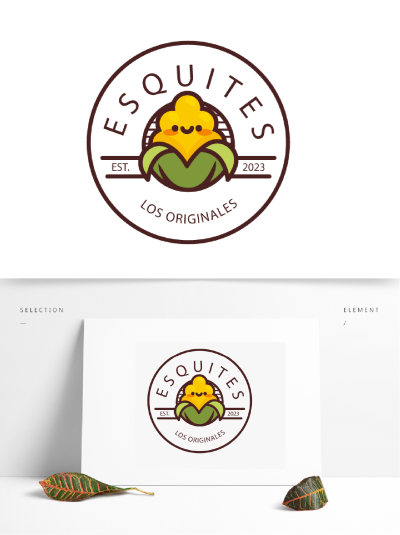 有机蔬菜食品公司企业矢量logo模版