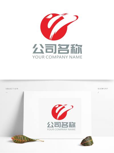 动感大气跆拳道武术logo标志