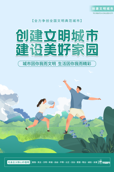 创建文明城市(2)海报