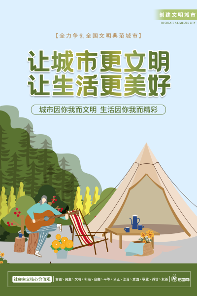 创建文明城市(3)海报