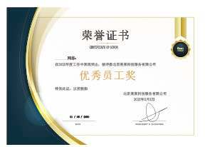 党支部会议记录荣誉证书