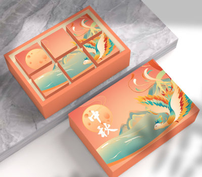 中秋节月饼包装盒样机