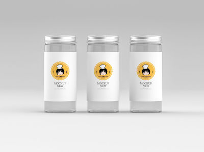 糖果罐子包装盒样机