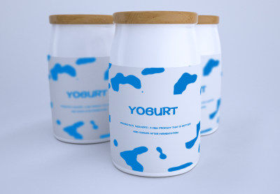 牛奶瓶包装样机