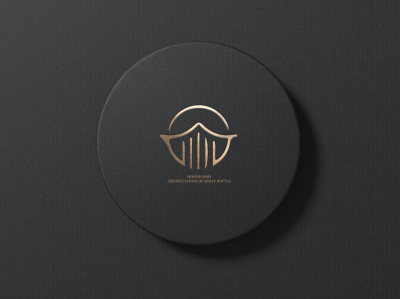 质感烫金logo样机