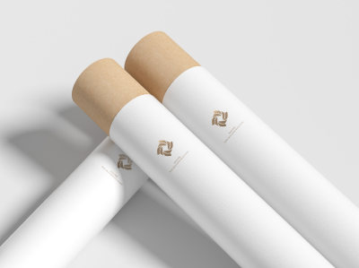 光影简约烫金logo样机效果图