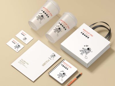 餐饮套餐样机海报