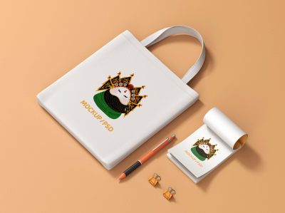 简约帆布包产品VI展示样机