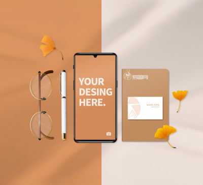 手机办公品牌VI展示样机
