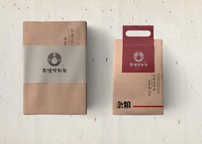 大米农产品VI样机展示