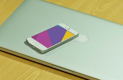 简约电子设备样机