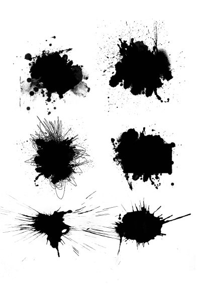 毛笔笔刷PS笔刷素描笔刷