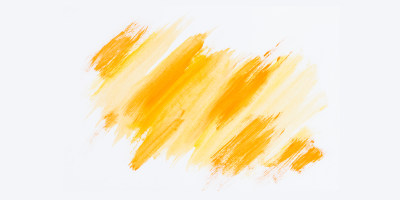 黄色背景彩色笔刷涂料涂鸦黄色橙色笔刷