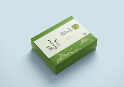 绿茶礼盒日用品包装设计