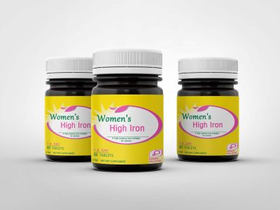 清新黄色药品包装样机包装