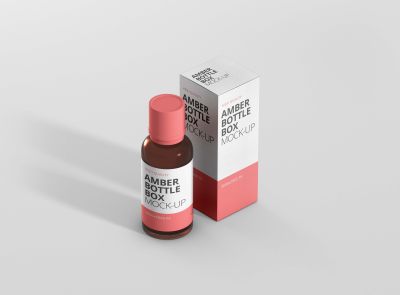 精致药品包装样机效果图