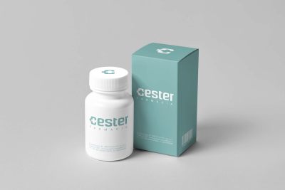医药品牌包装设计样机效果图