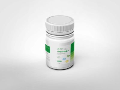 简约药品包装设计样机效果图