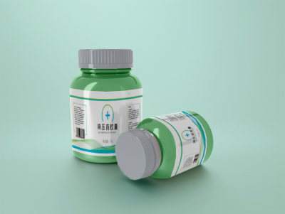 降压药品包装设计样机效果图
