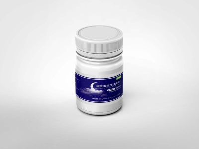 褪黑素维生素片药品包装设计样机效果图
