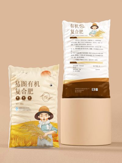 化肥包装袋设计肥料水稻农产品蔬菜水果有机