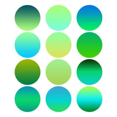 绿色简约色卡预设