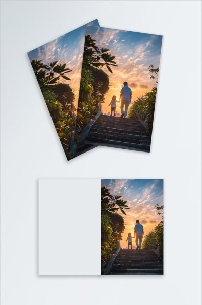 数字艺术人物夕阳肖像摄影图写真