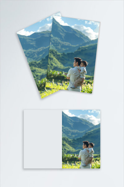 数字艺术人物绿色风景肖像摄影图写真