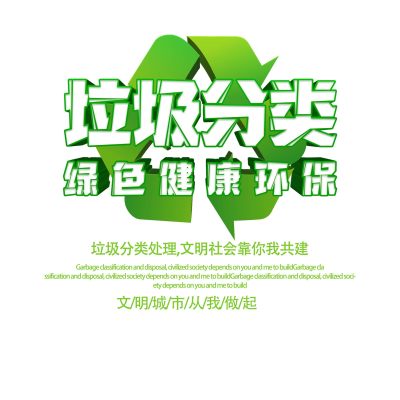 垃圾分类提示牌